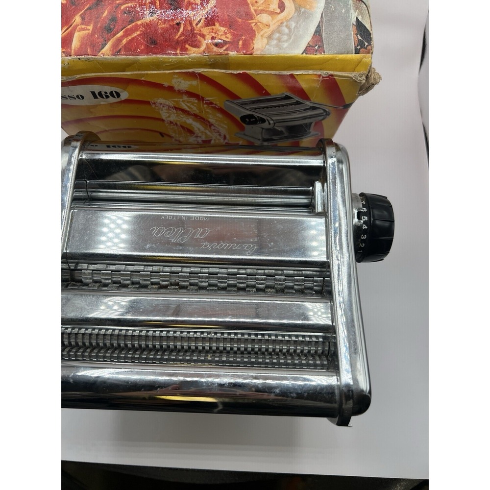 Altea Lusso 160 Homemade Pasta/Noodle Machine/Maker-La Nuova Altea-Made In Italy - Picture 9 of 16